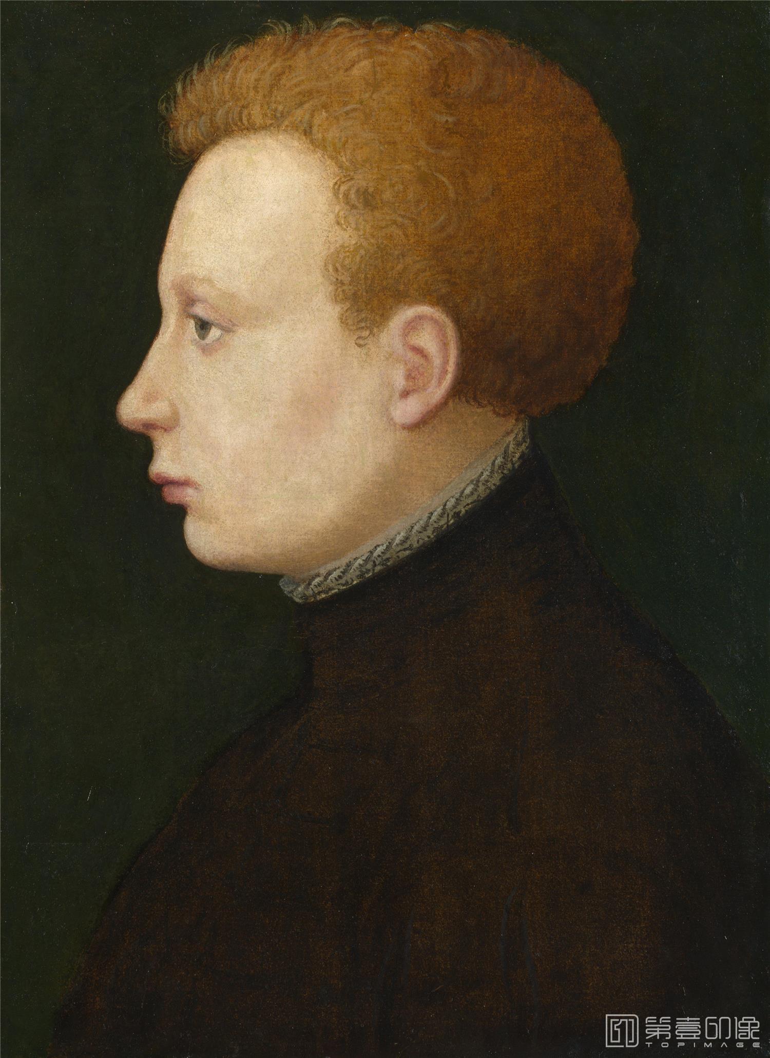 油画-大英博物馆藏画-French - Portrait of a Boy-0789